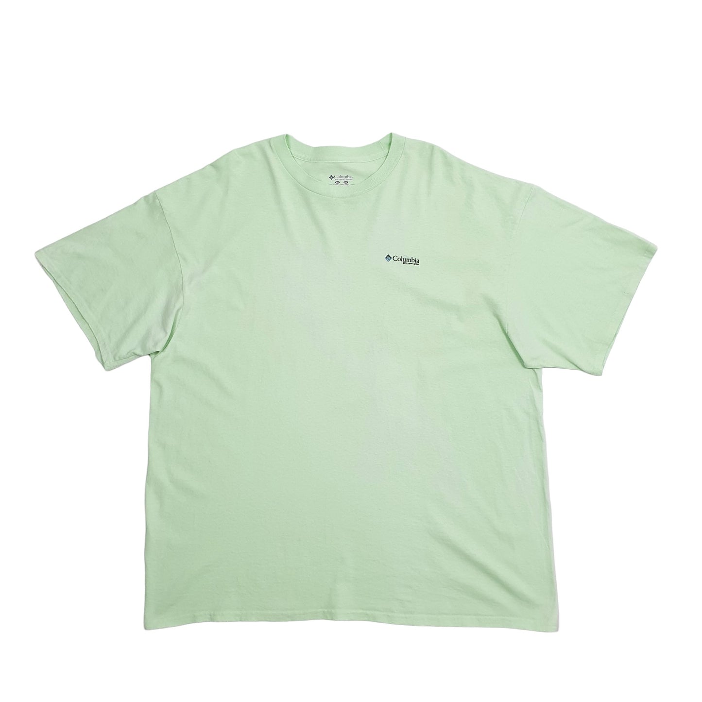 Mens Green Columbia Sportswear  Short Sleeve T Shirt