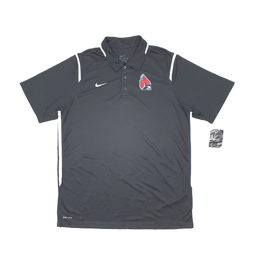 Nike Dri Fit Short Sleeve Polo Shirt Black