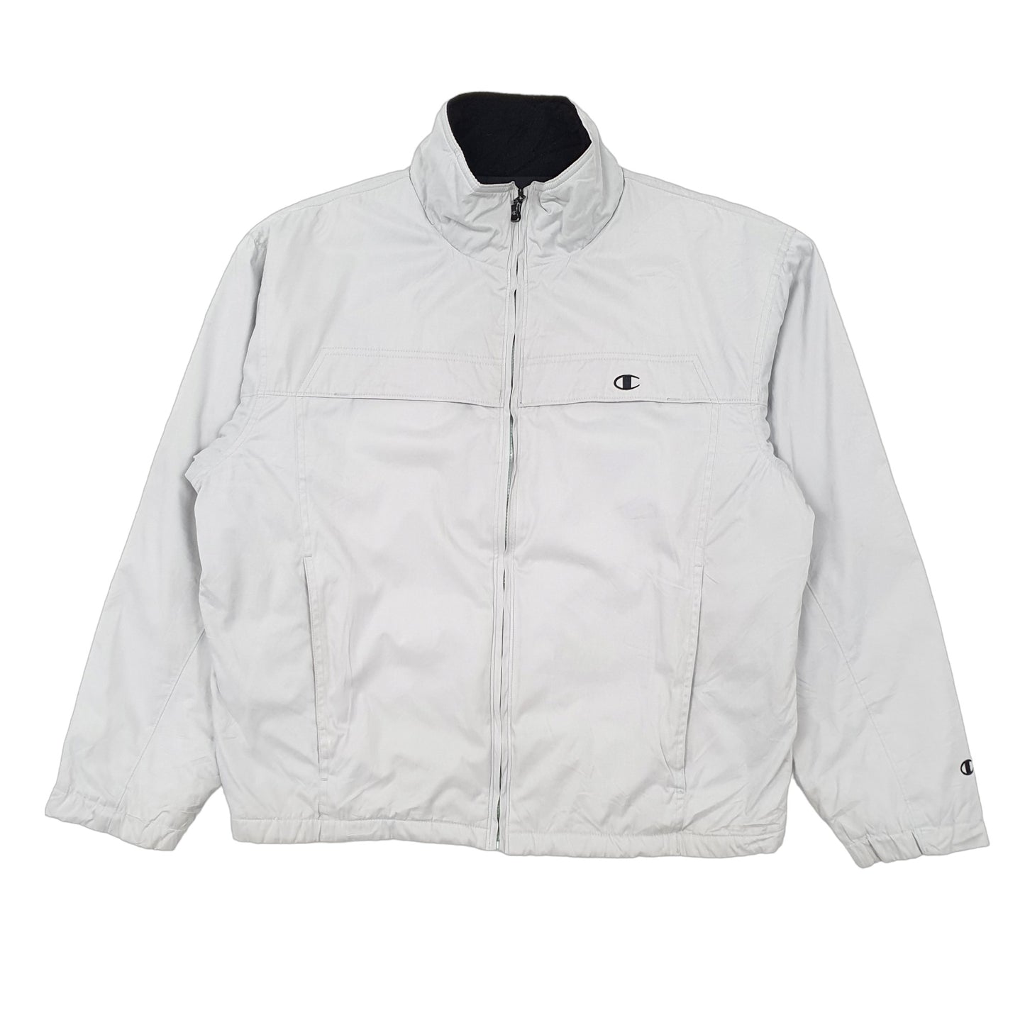 Mens Grey Champion Windbreaker  Coat