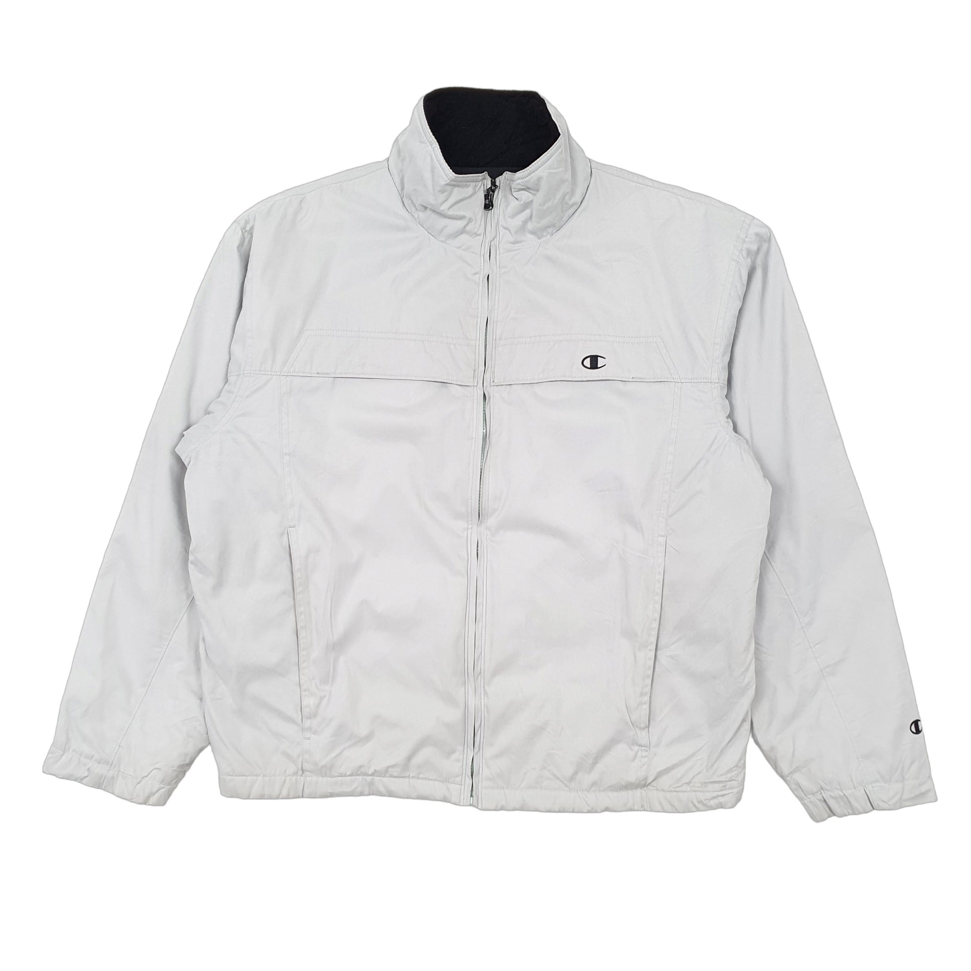 Mens Grey Champion Windbreaker  Coat