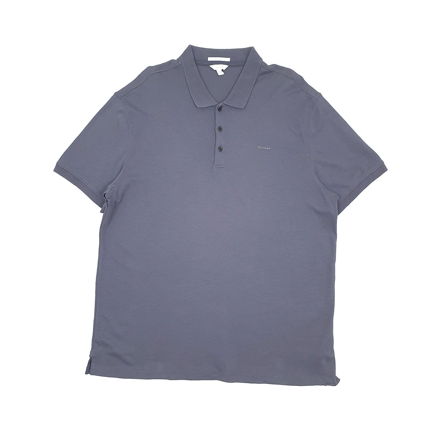 Calvin Klein Short Sleeve Polo Shirt Grey