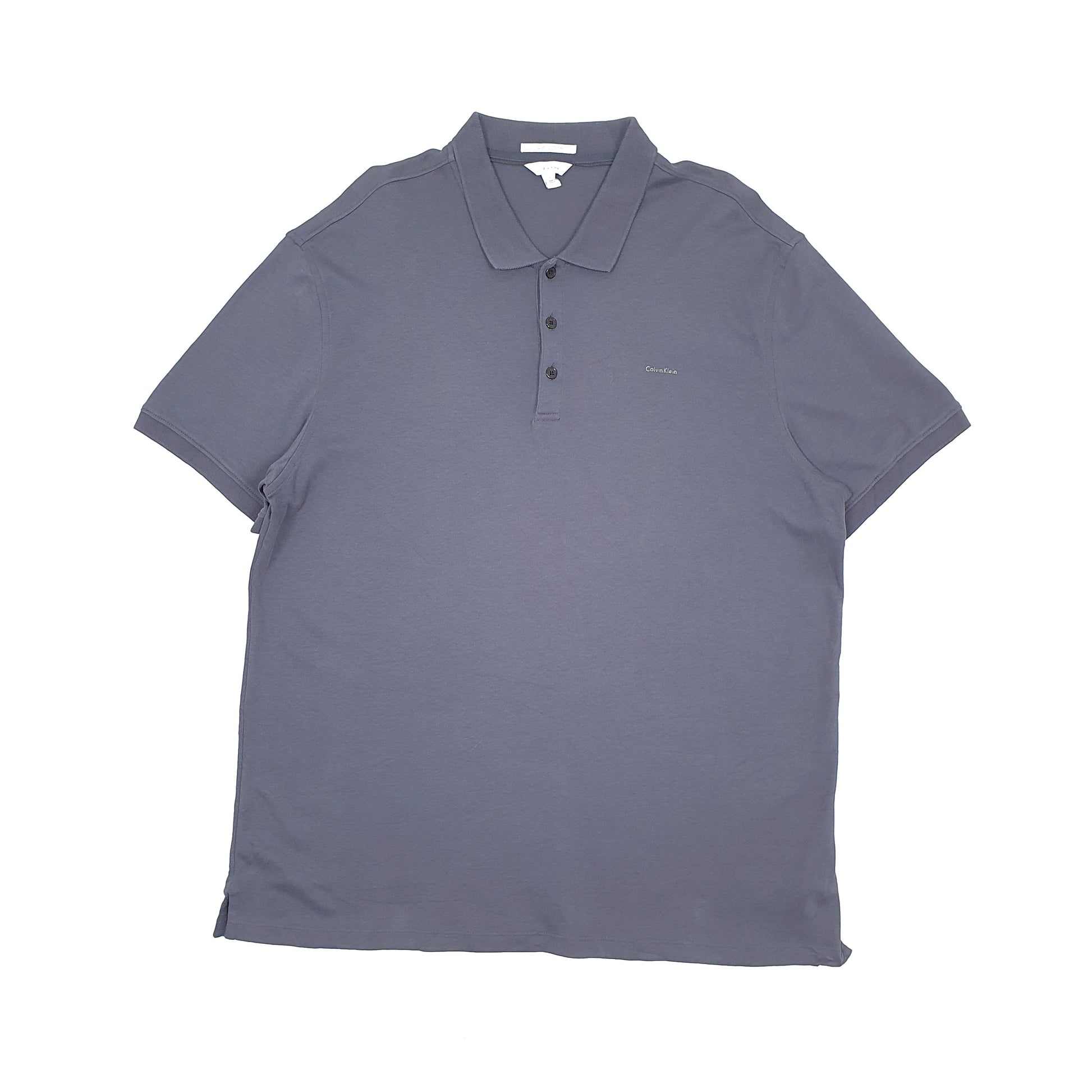 Calvin Klein Short Sleeve Polo Shirt Grey