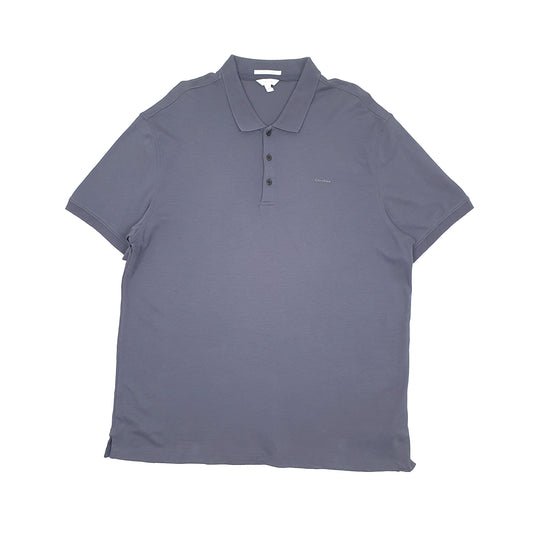 Calvin Klein Short Sleeve Polo Shirt Grey