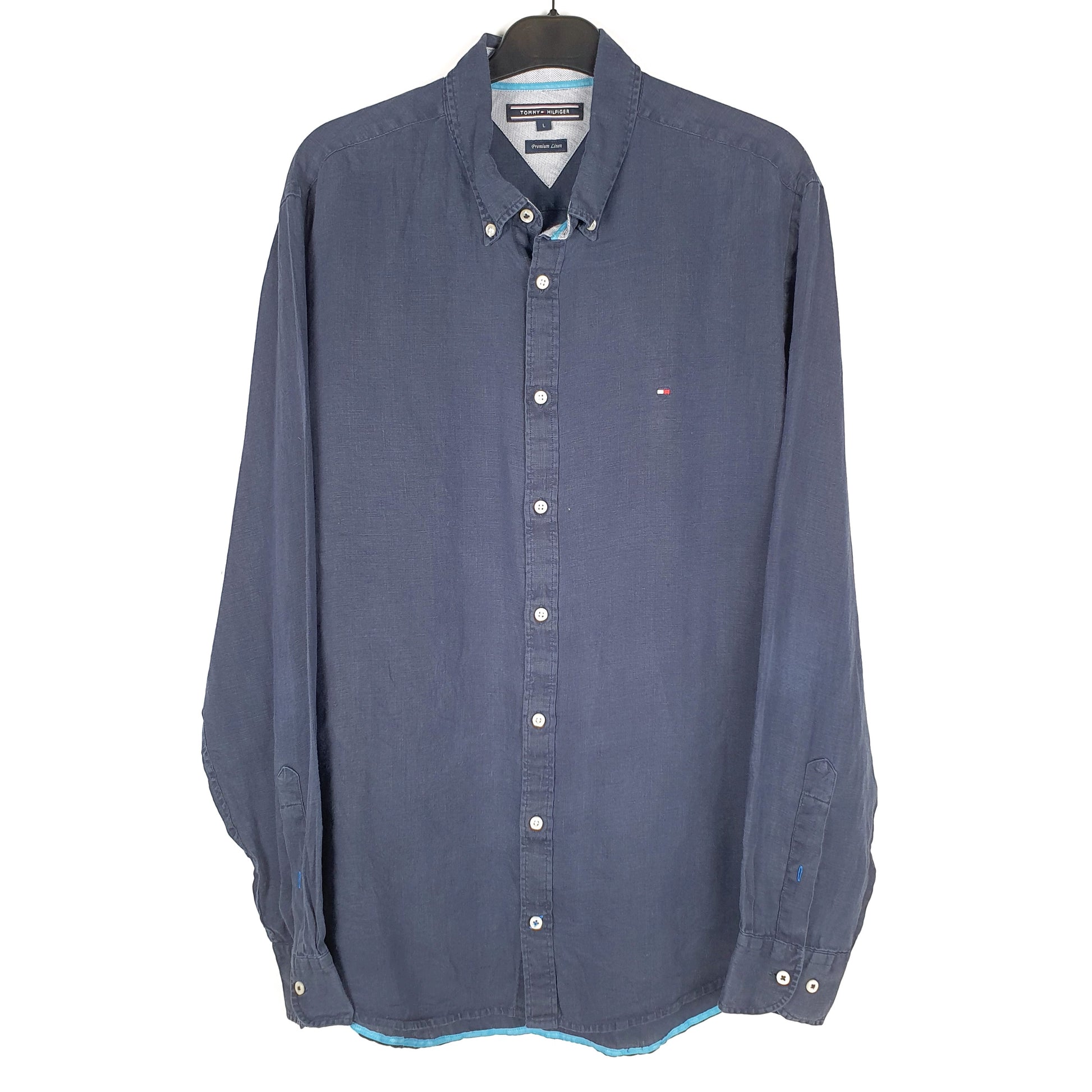 Navy Tommy Hilfiger Long Sleeve Shirt