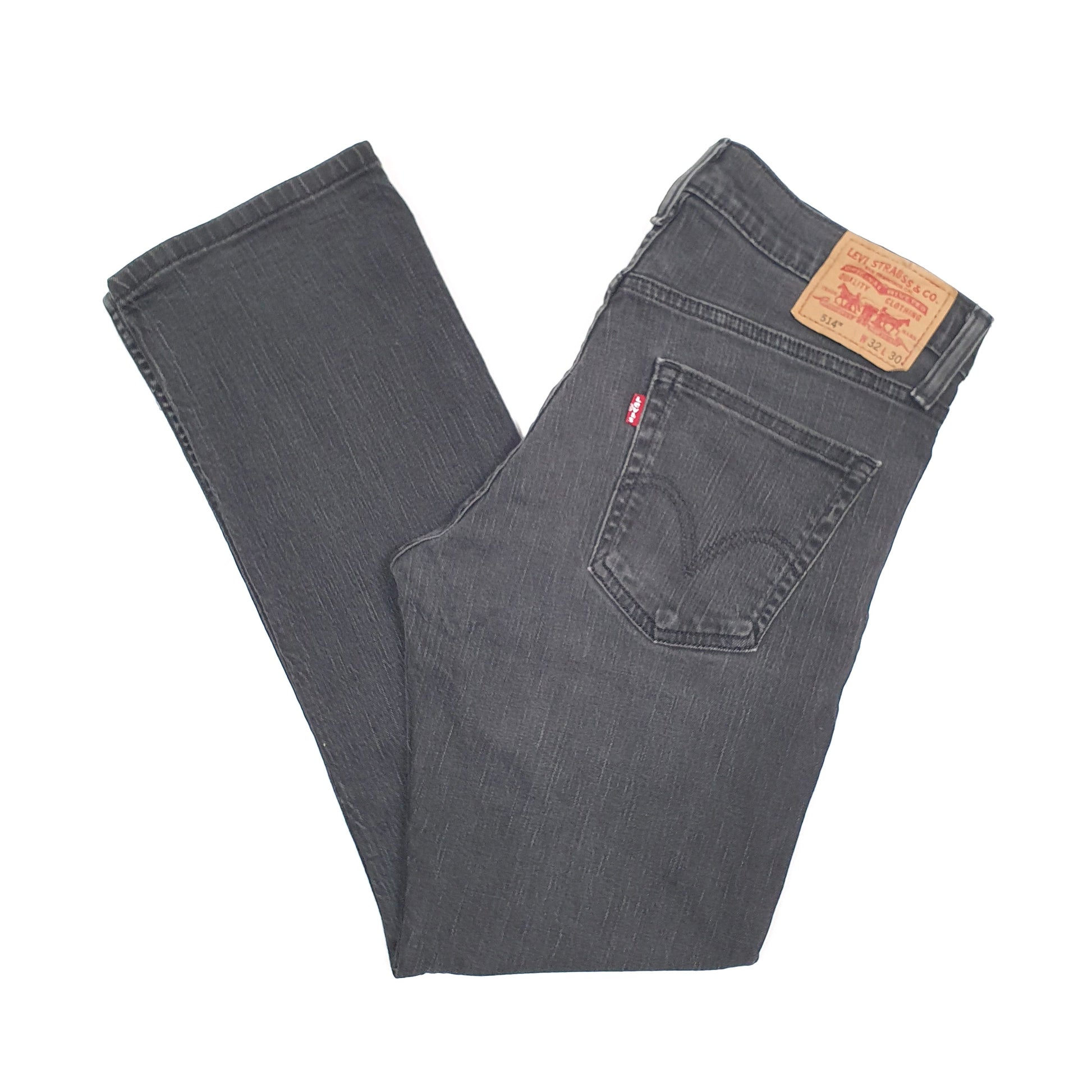 Levis 514 Straight Fit Jeans W32 L30 Grey