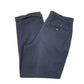 Mens Navy Tommy Hilfiger Double Pleated Chino Trousers