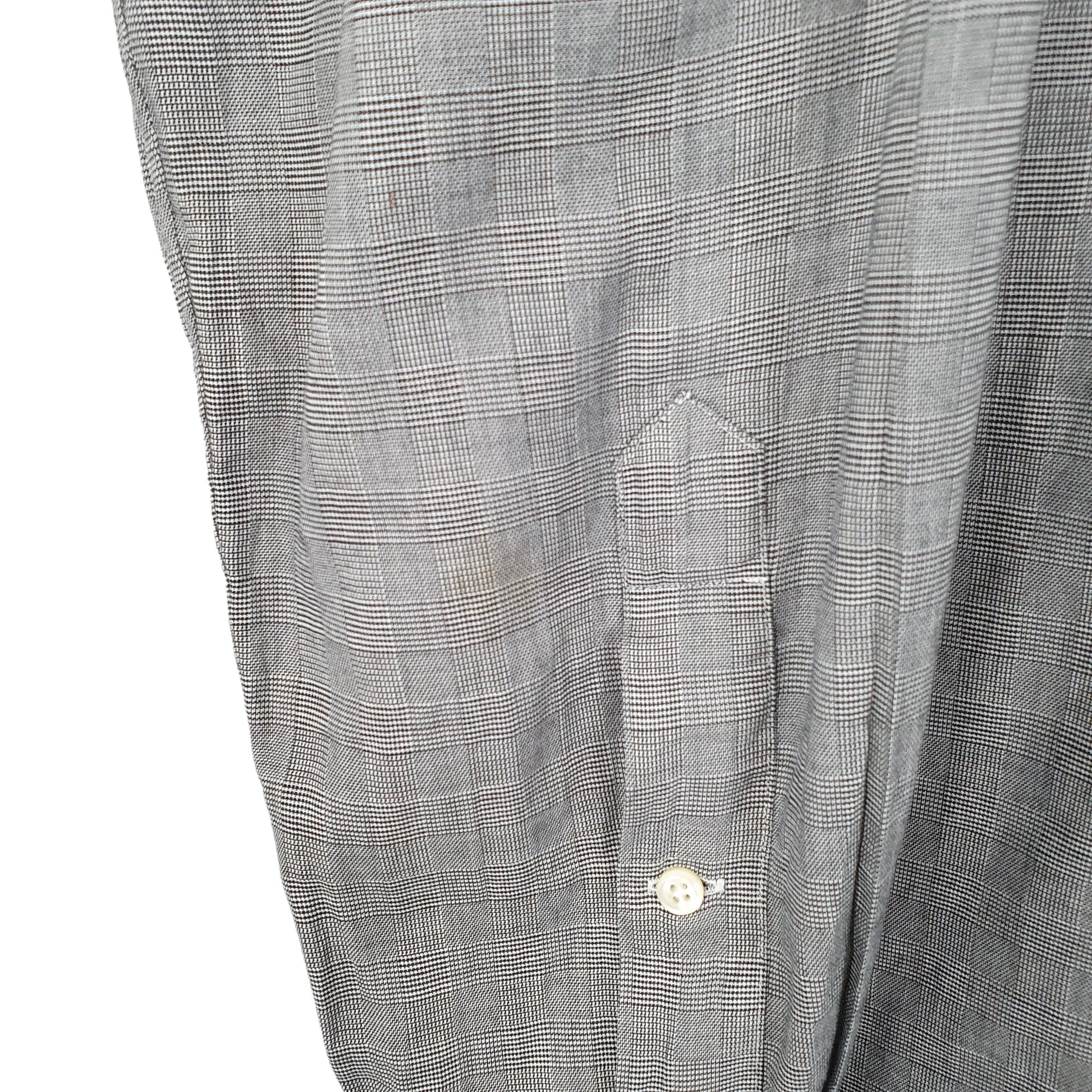 Ralph Lauren Long Sleeve Regular Fit Check Shirt Grey