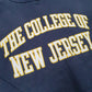 Mens Navy Champion College Of New Jersey Hoodie Jumper