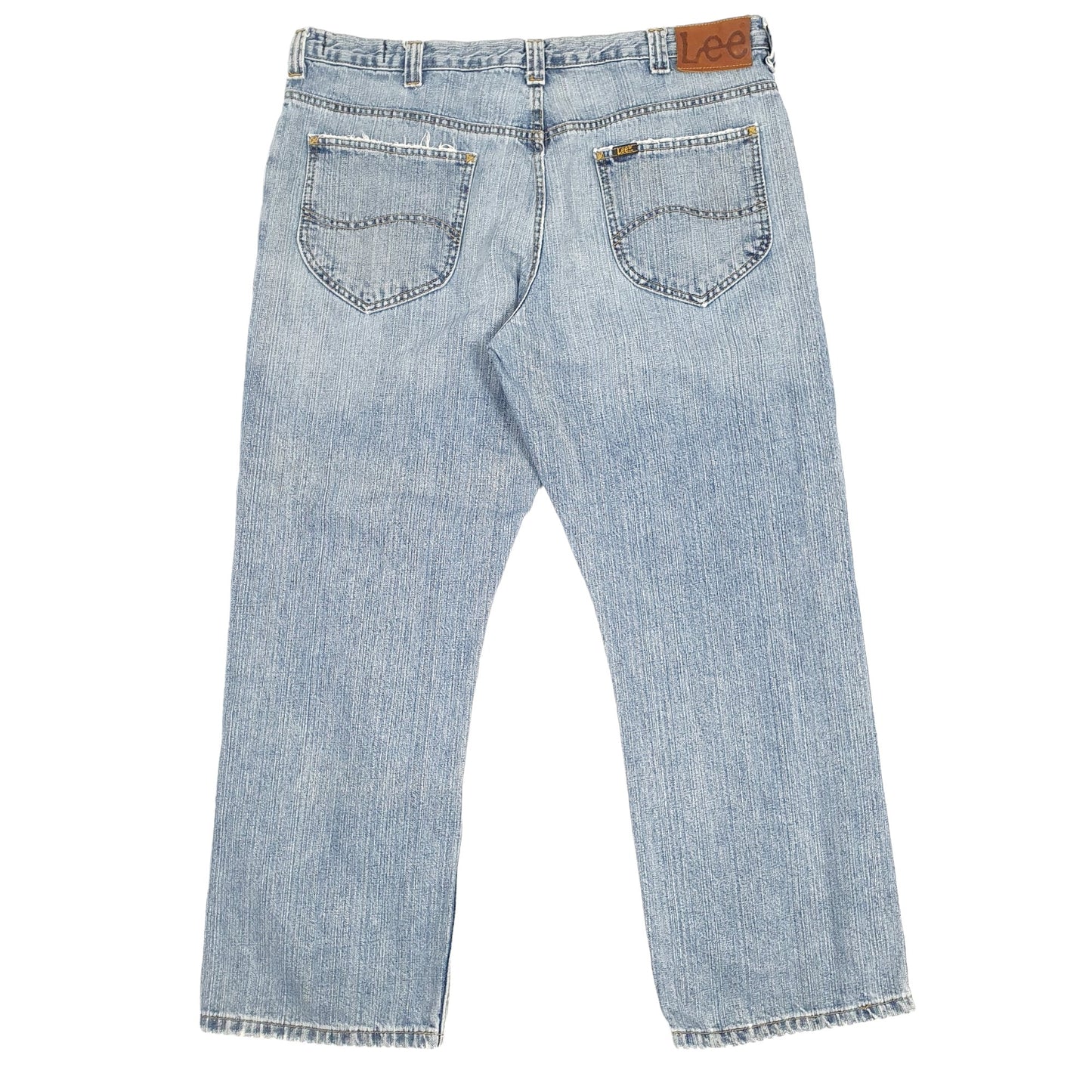 Lee Casual Straight Fit Relaxed Jeans W38 L29 Blue