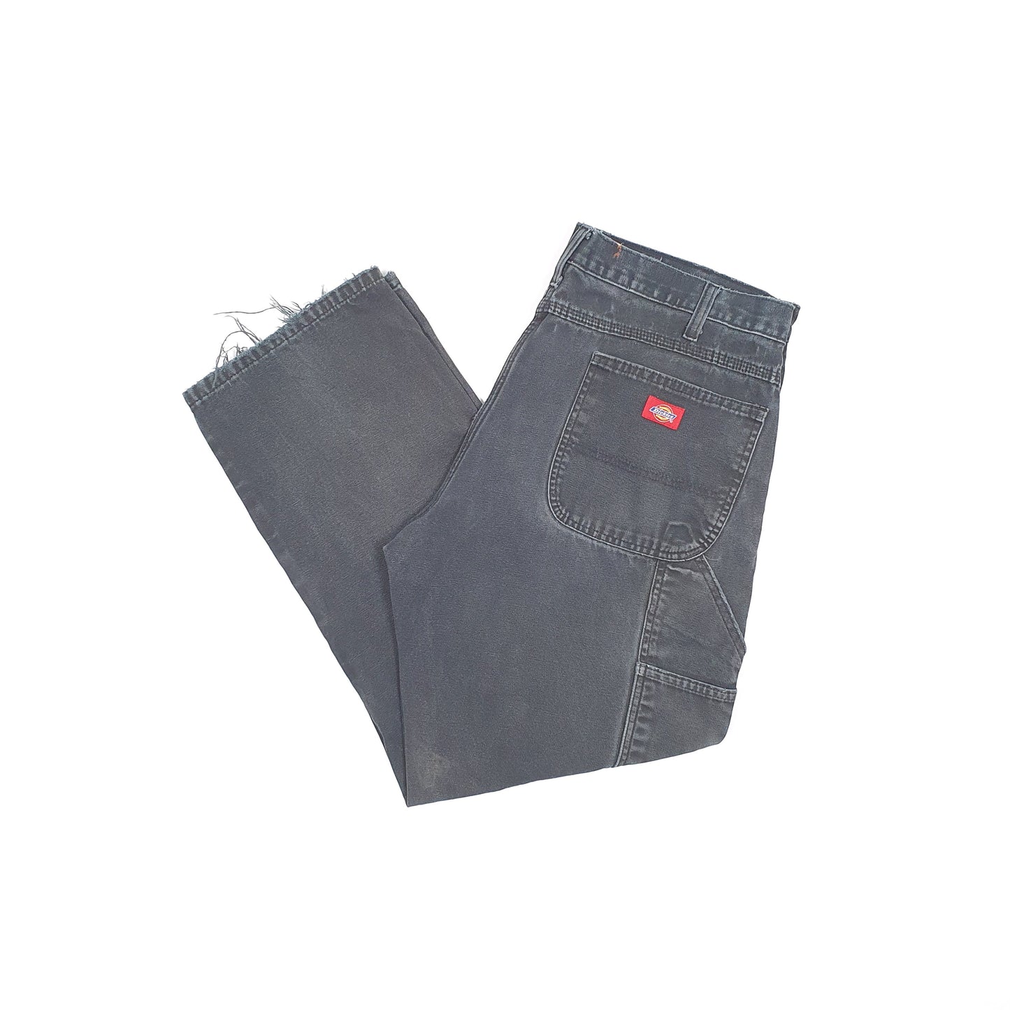 Mens Dickies Black Carpenter Trousers W36 L28 Black