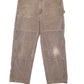 Mens Brown Carhartt Vintage 2000s Double Knee Dungaree Trousers