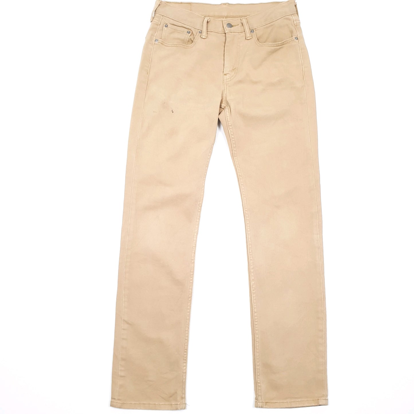 Levis 514 Straight Fit Jeans W30 L32 Beige