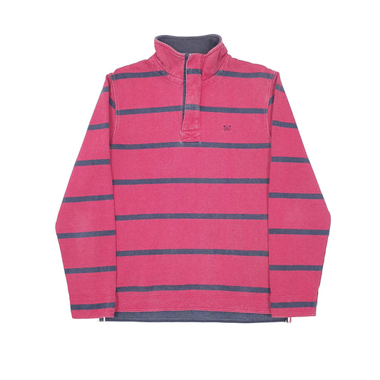Crew Clothing Quarter Zip S Red