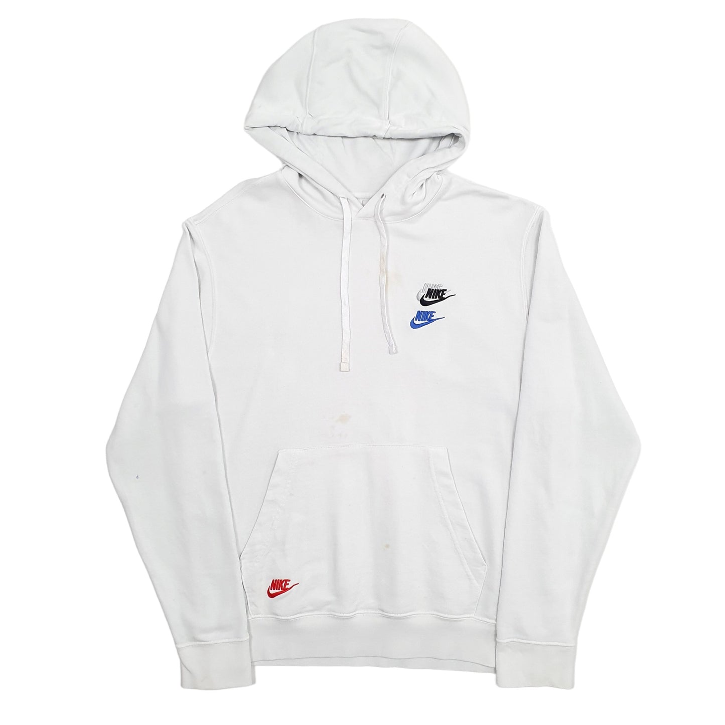 Mens White Nike  Hoodie Jumper