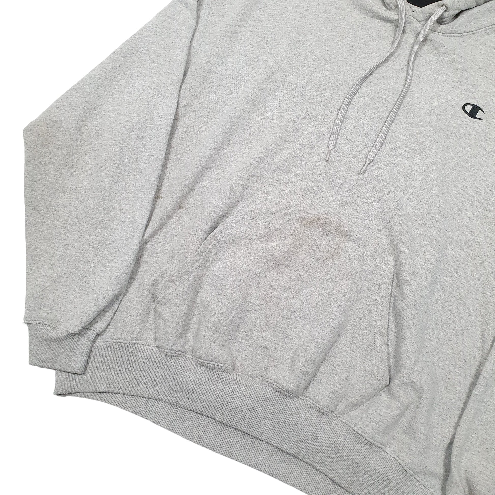 Mens Grey Champion  Hoodie Jumper