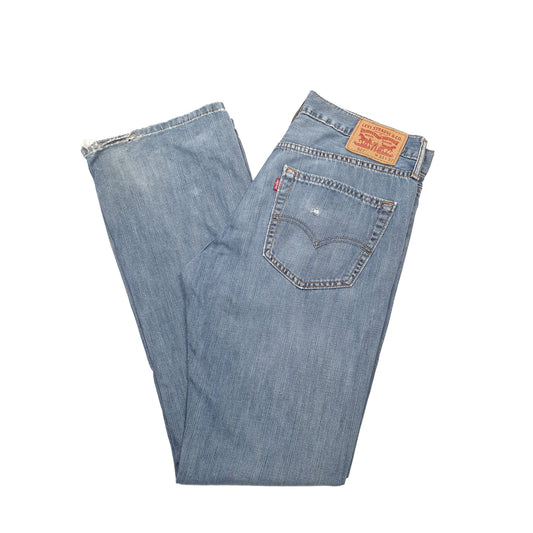 Levis 527 Bootcut Fit Jeans W33 L32 Blue
