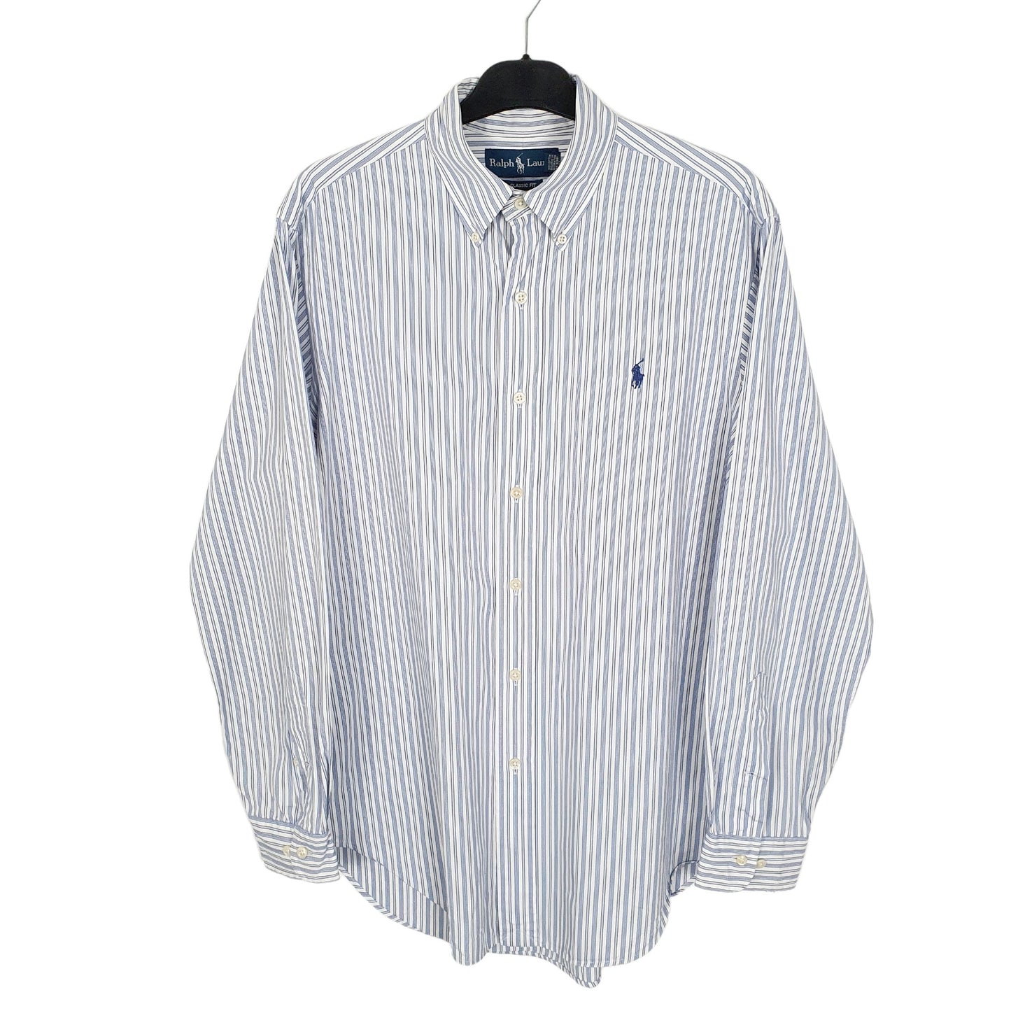 Ralph Lauren Long Sleeve Classic Fit Striped Shirt White