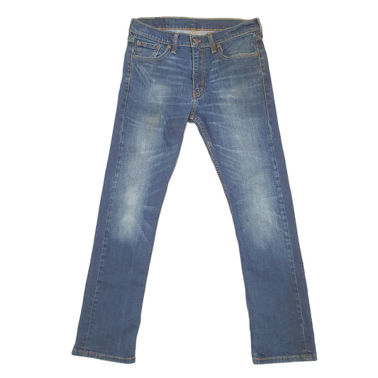 Levis 513 Slim Fit Jeans W29 L28 Blue