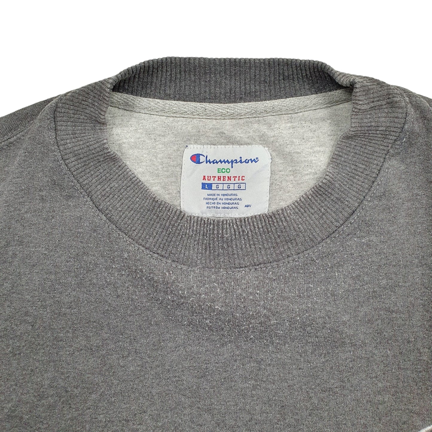 Mens Grey Champion  Crewneck Jumper