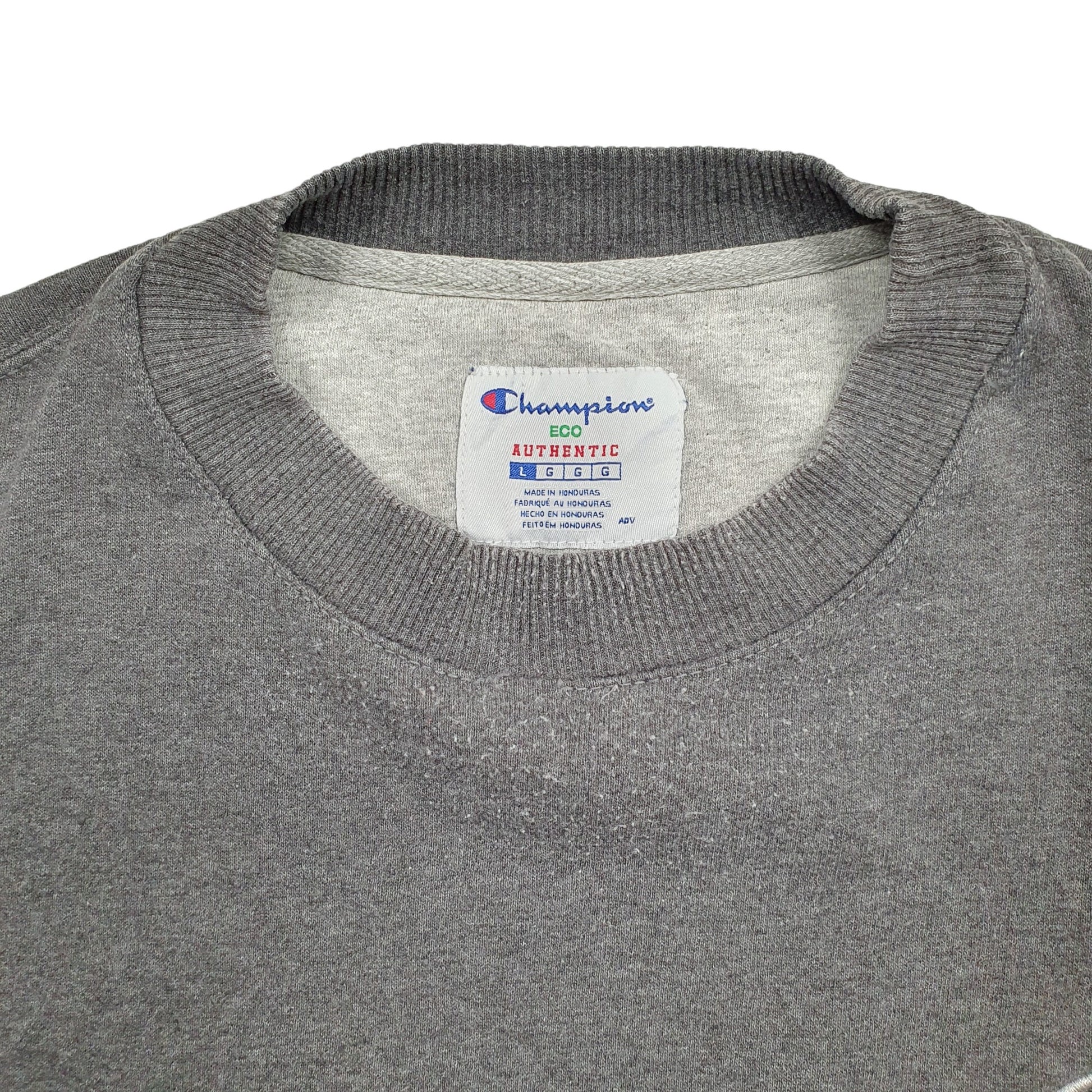 Mens Grey Champion  Crewneck Jumper