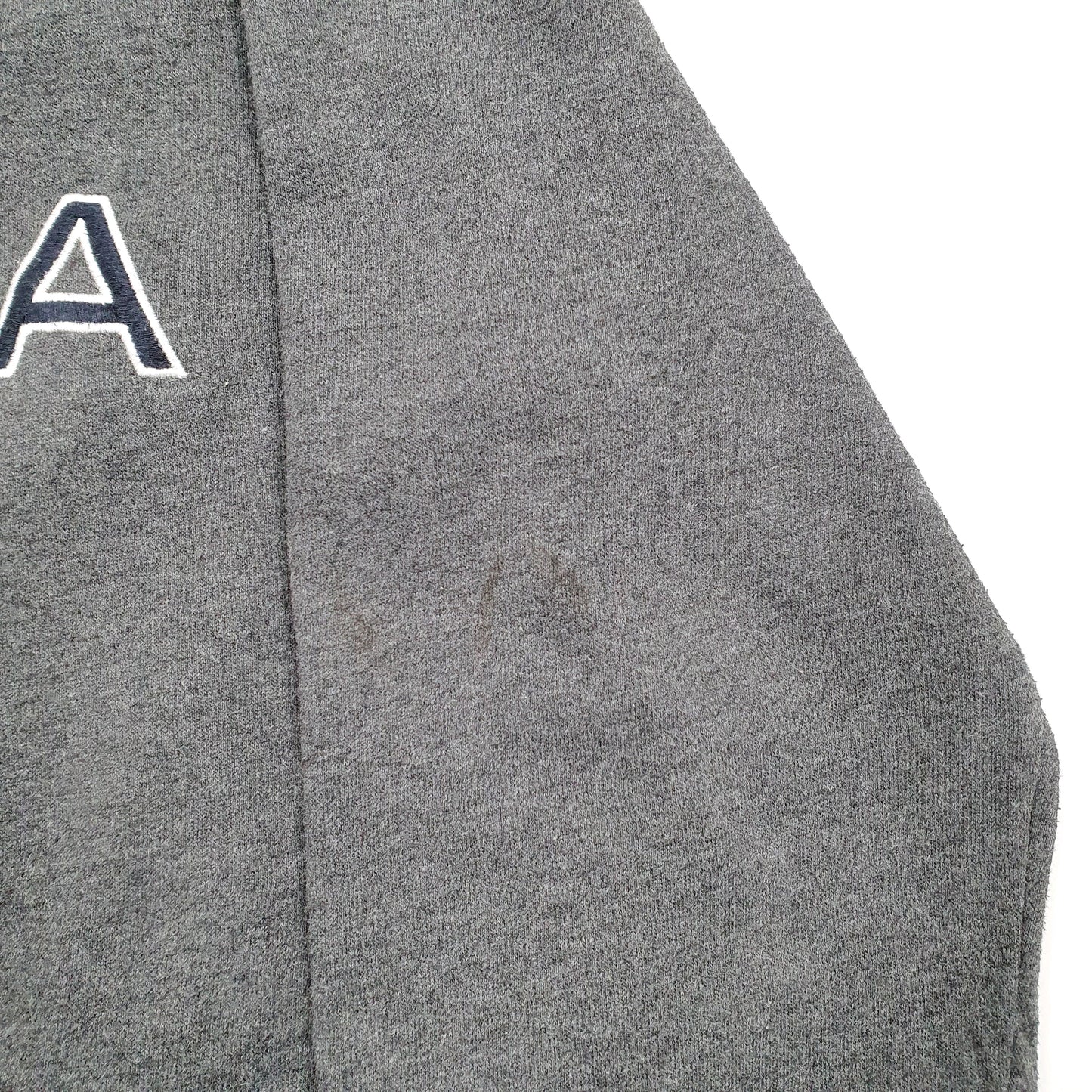 Nautica Spellout Quarter Zip M Grey