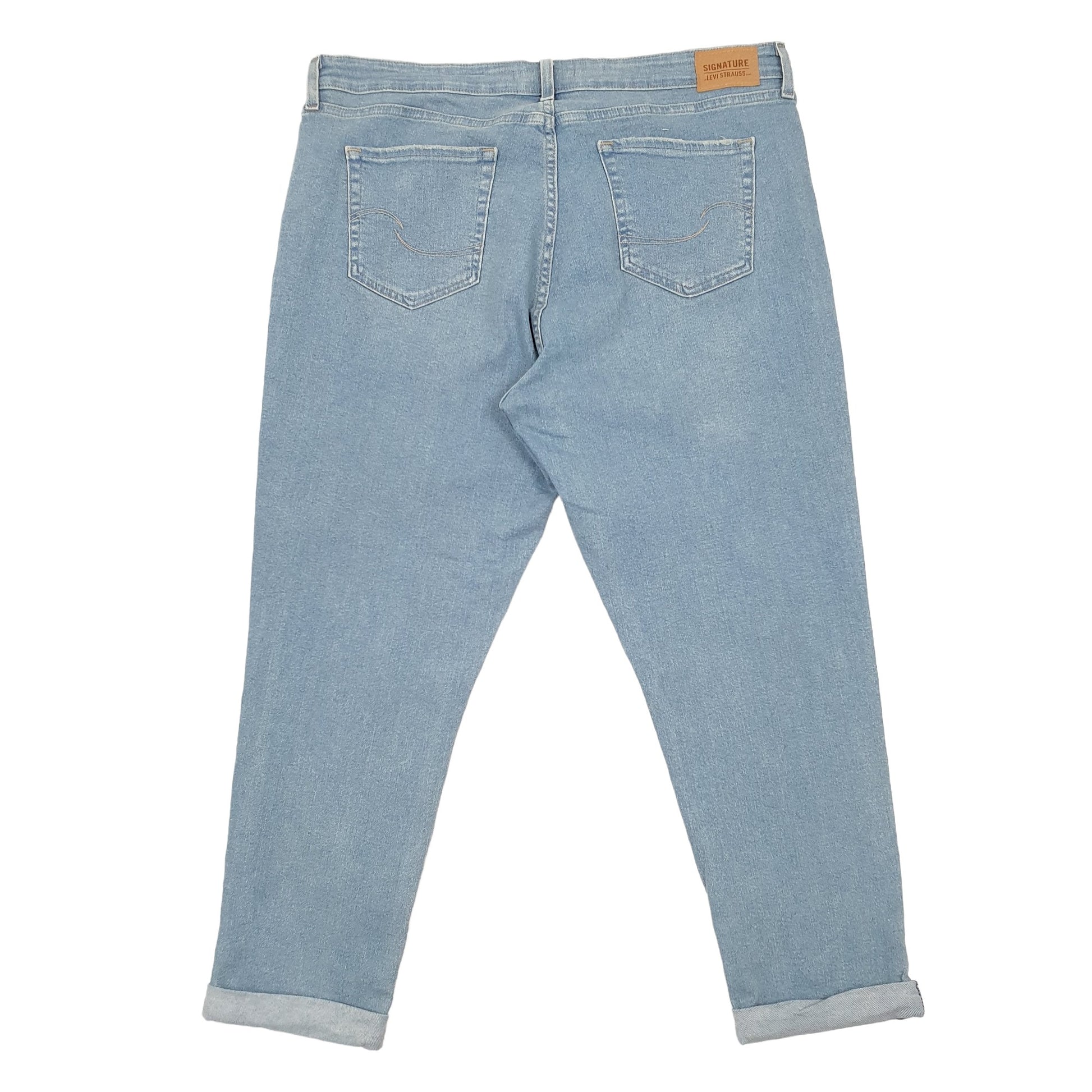 Levis Casual Tapered Fit Stretch Boyfriend Jeans UK20 Blue