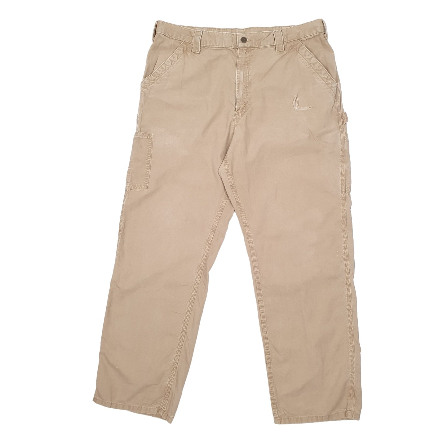 Mens Beige Carhartt  Carpenter Trousers