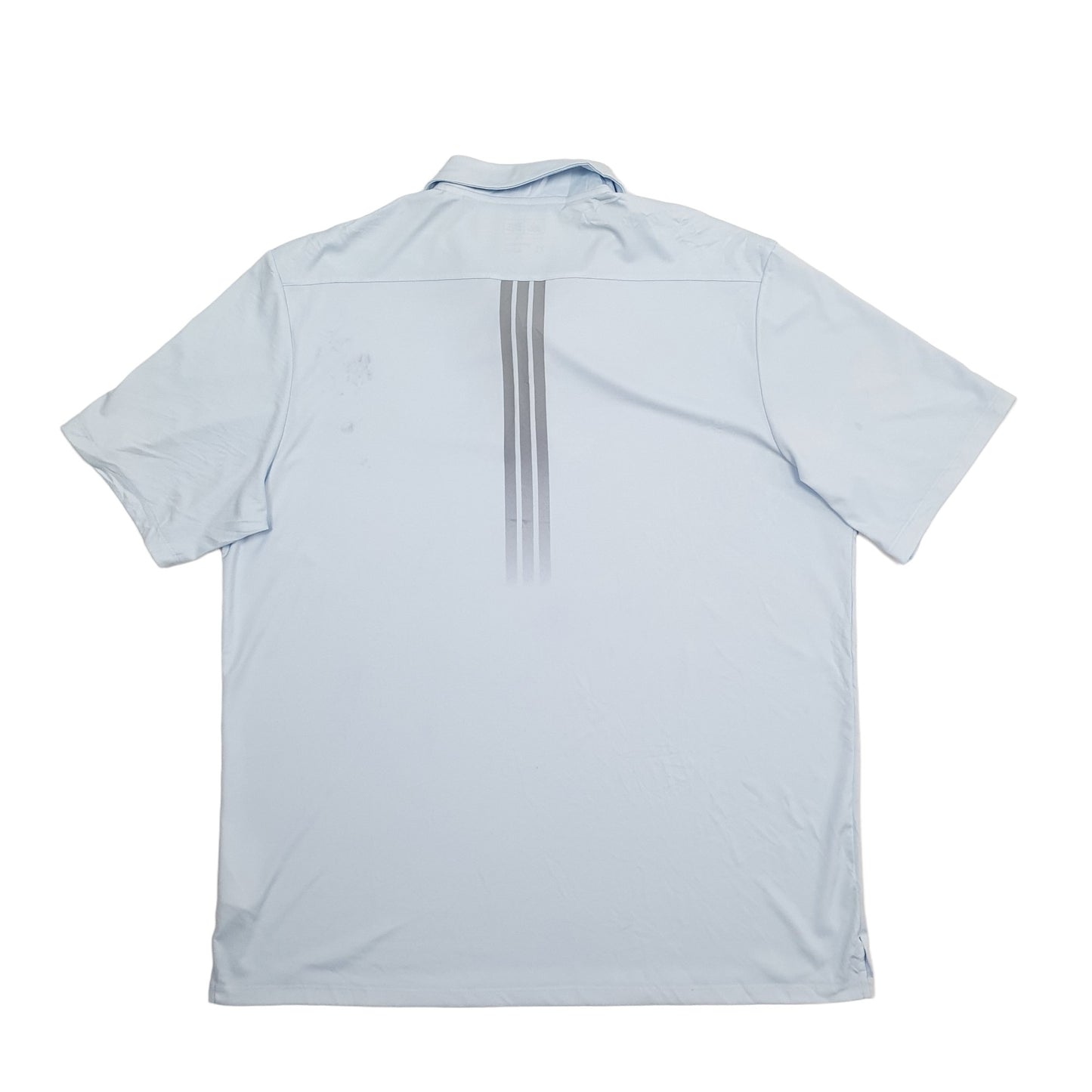 Adidas Golf Short Sleeve Polyester Polo Shirt Blue