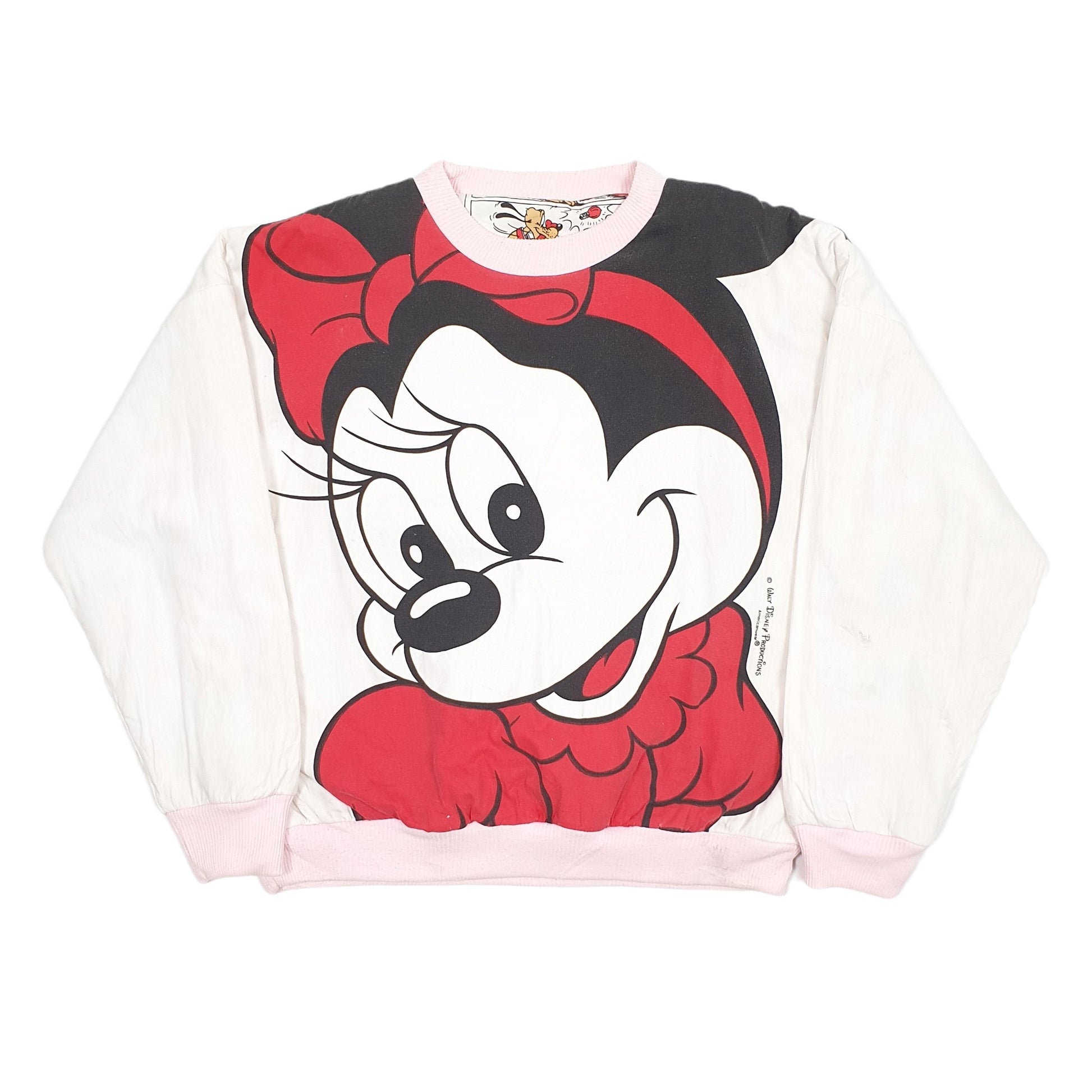 Comic Strip Reversible Jumper 80s MICKEY AND CO COMIC STRIP SWEATSHIRT