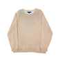 Mens Beige Tommy Hilfiger Knit Crewneck Jumper