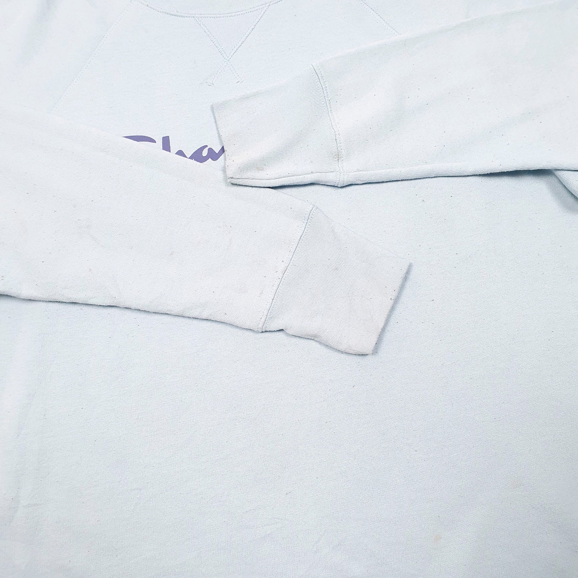 Mens Blue Champion  Crewneck Jumper