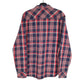 Quicksilver Flannel Shacket Long Sleeve Regular Fit Check Shirt Red