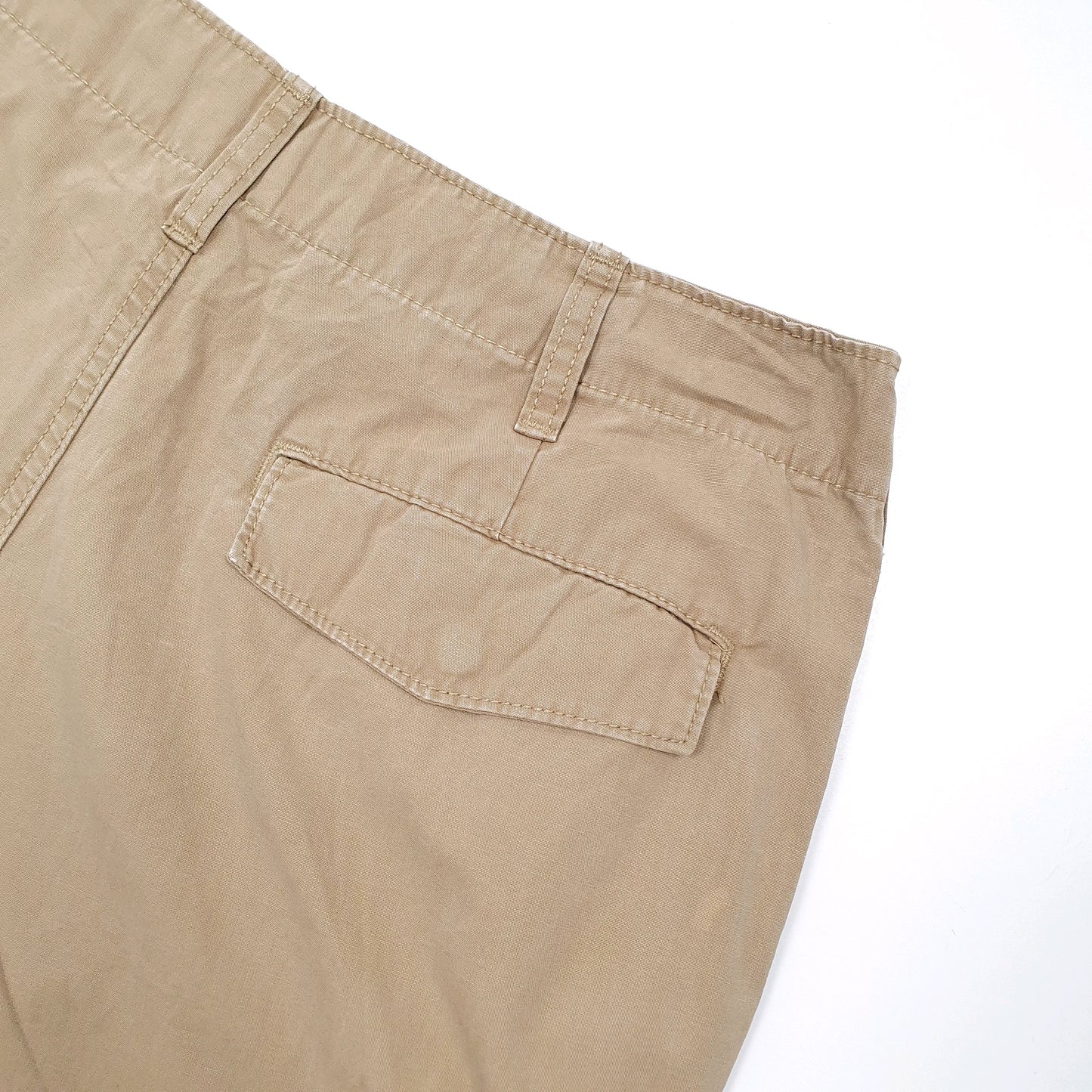 Gap Combat Khakis Beige Cargo Workwear Shorts W33