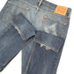 Levis 513 Slim Fit Jeans W34 L32 Blue