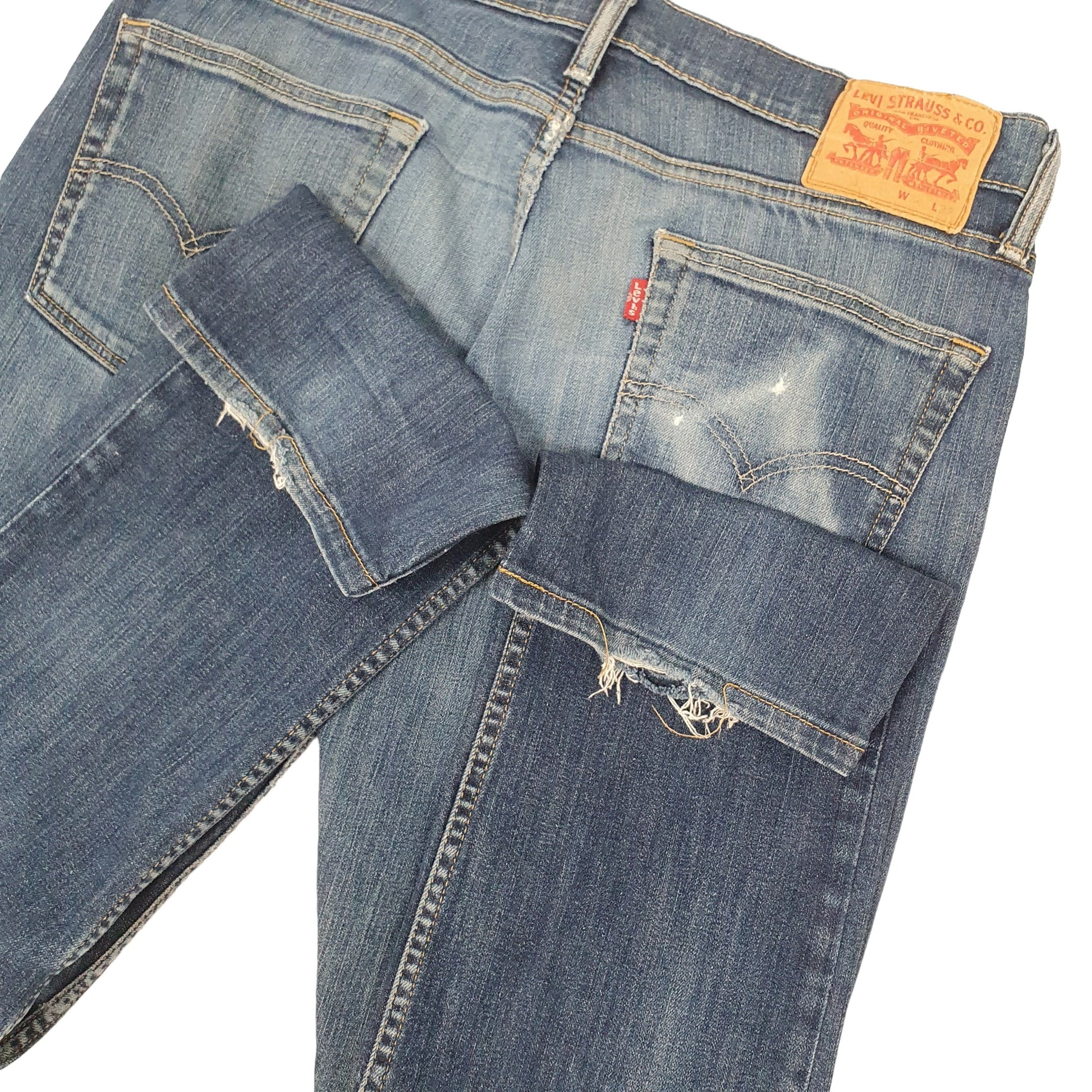 Levis 513 Slim Fit Jeans W34 L32 Blue