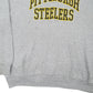 Mens Grey NFL Pittsburgh Steelers Football USA Hoodie Jumper