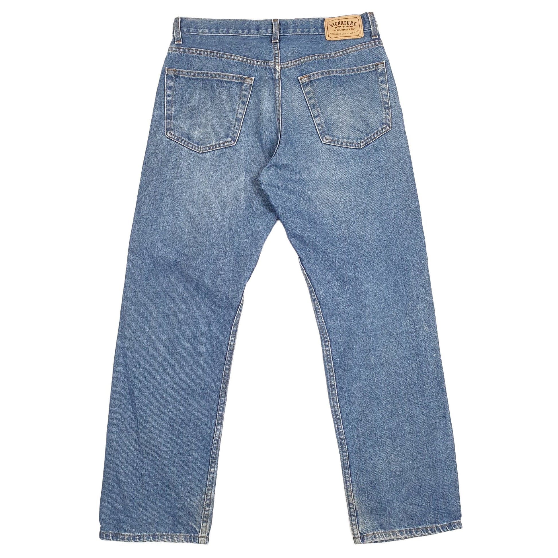 Levis Signature Regular Fit Jeans W33 L30 Blue
