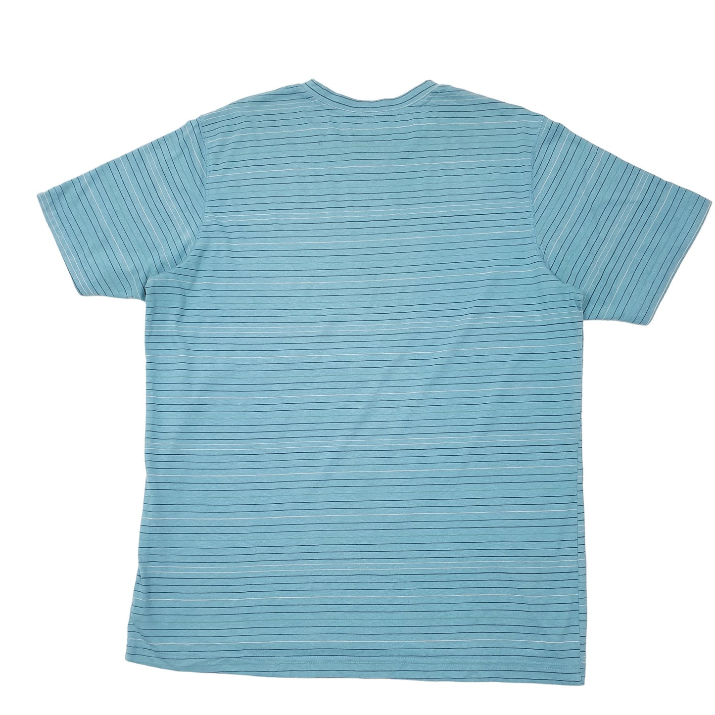 Mens Turquoise Columbia Sportswear Omni Wick Striped Blend Short Sleeve T Shirt