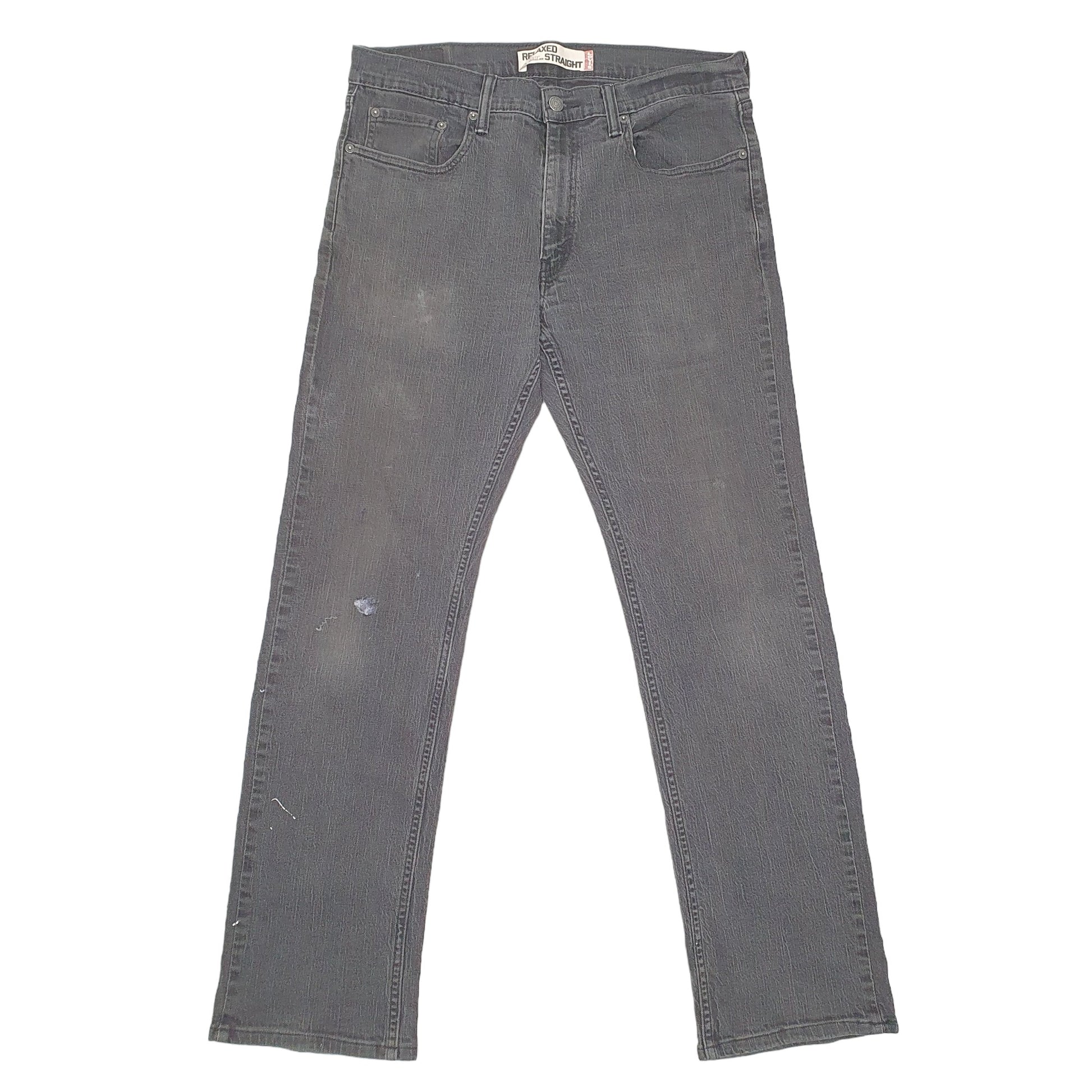 Mens Grey Levis Stretch 559 JeansW34 L32
