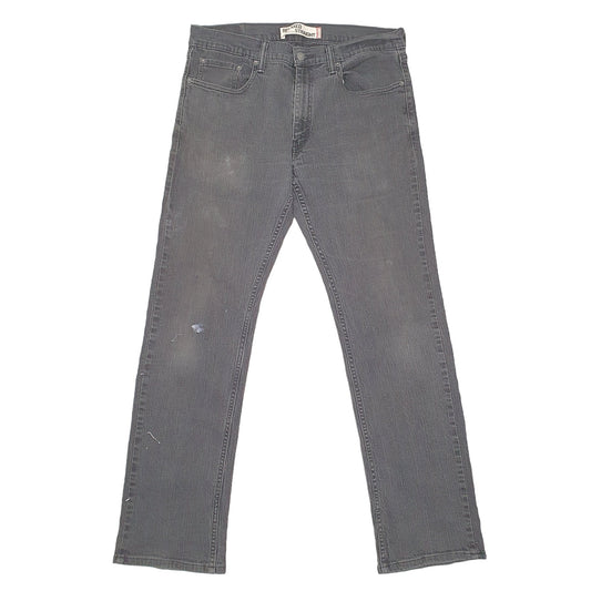 Mens Grey Levis Stretch 559 JeansW34 L32