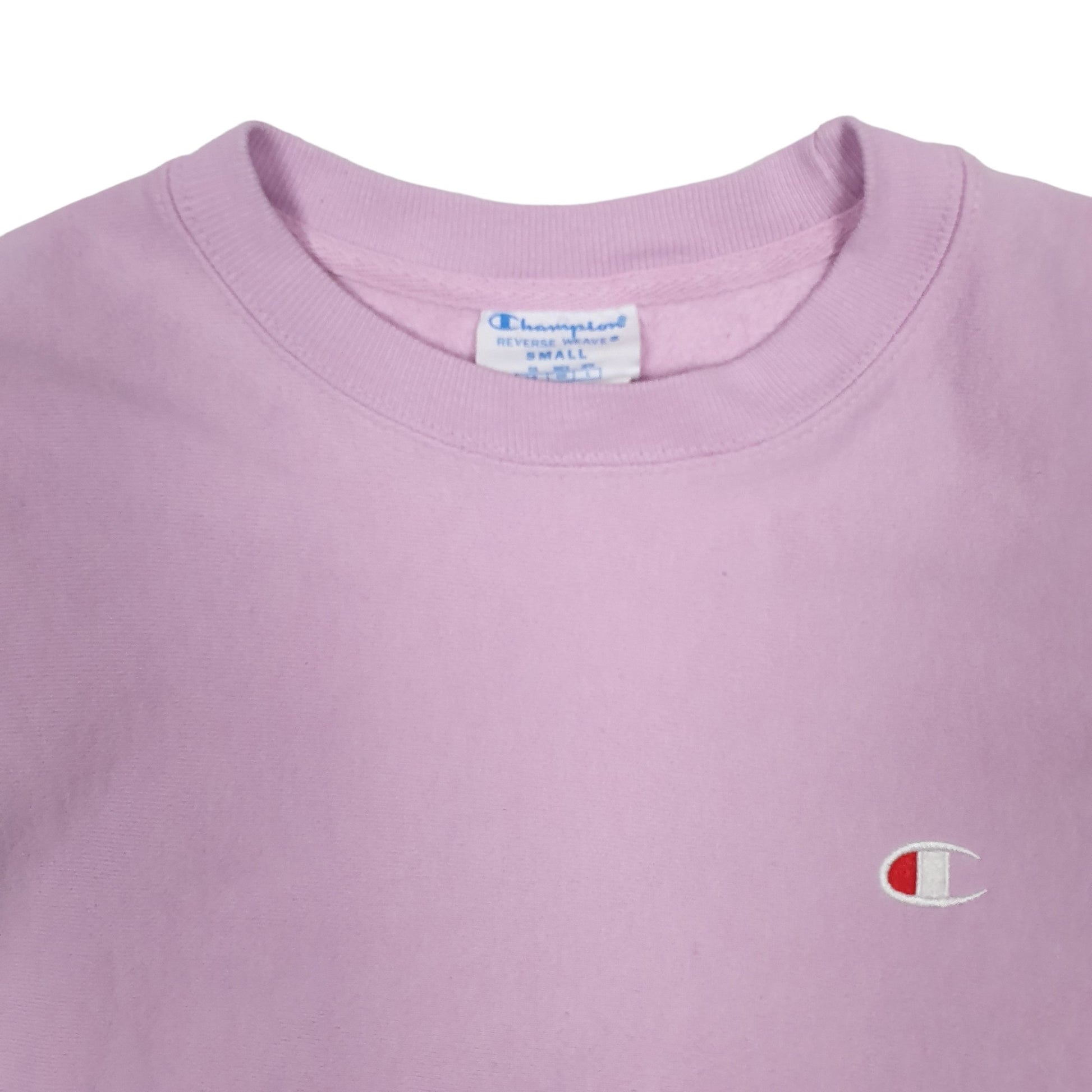 Mens Pink Champion Reverse Weave Crewneck Jumper