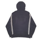 Mens Black Adidas Spellout Hoodie Jumper