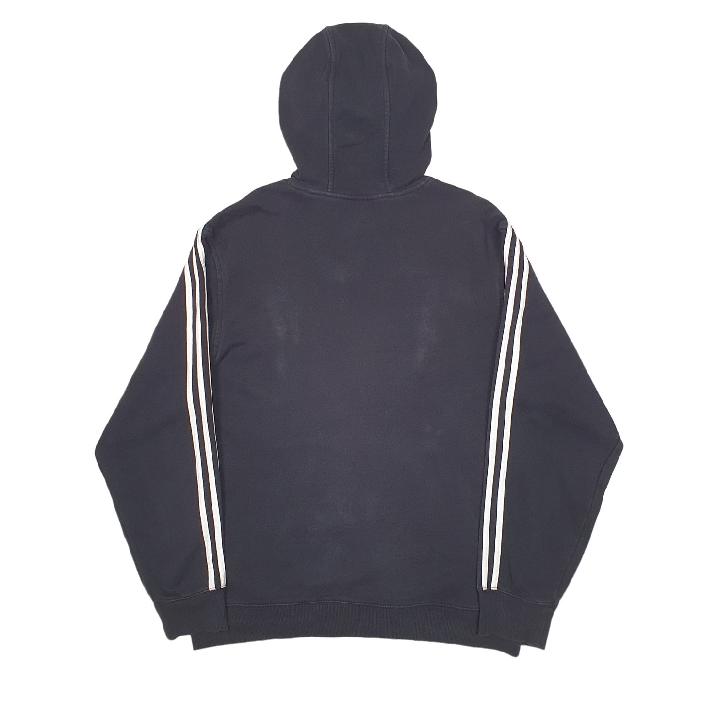 Mens Black Adidas Spellout Hoodie Jumper