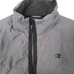 Mens Grey Champion Vintage 1990s Gilet  Coat