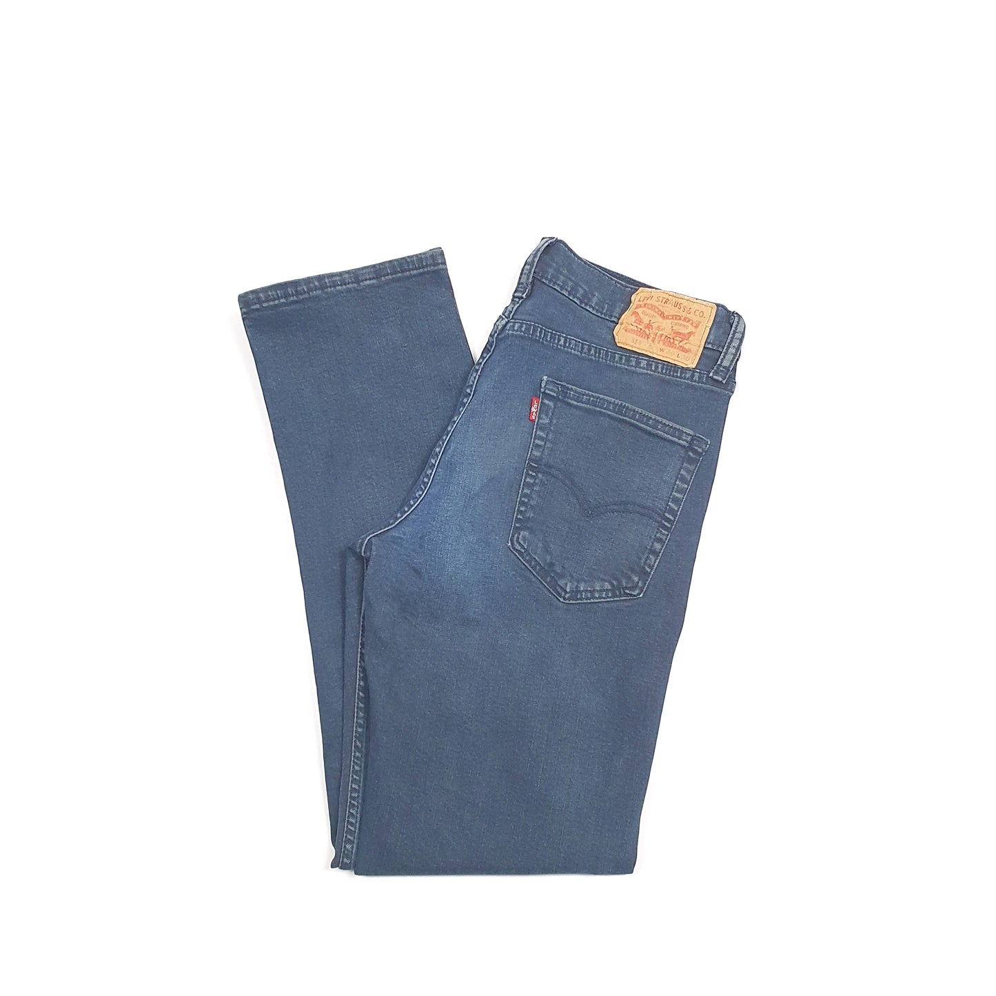 Levis 514 Straight Fit Jeans W30 L29 Blue