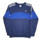 Mens Blue Adidas  Crewneck Jumper