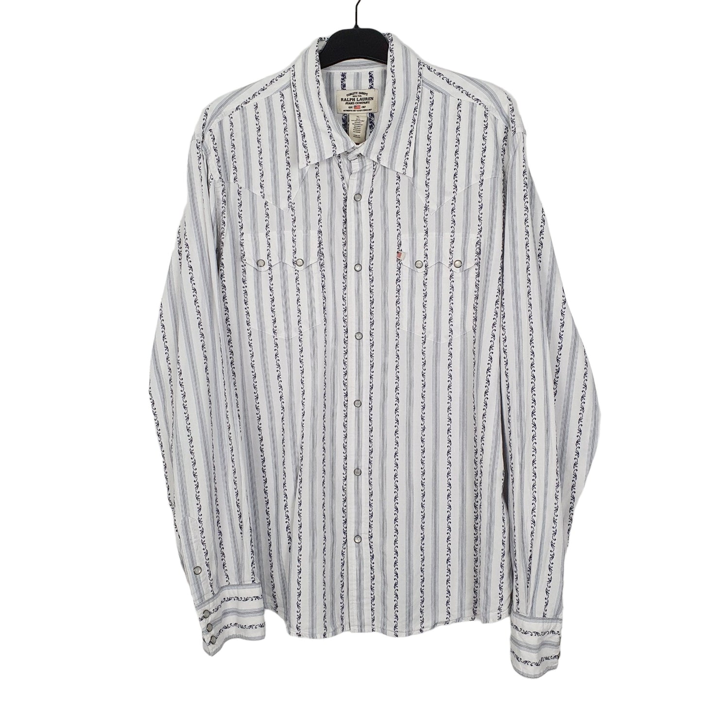 Ralph Lauren Long Sleeve Regular Fit Striped Shirt White
