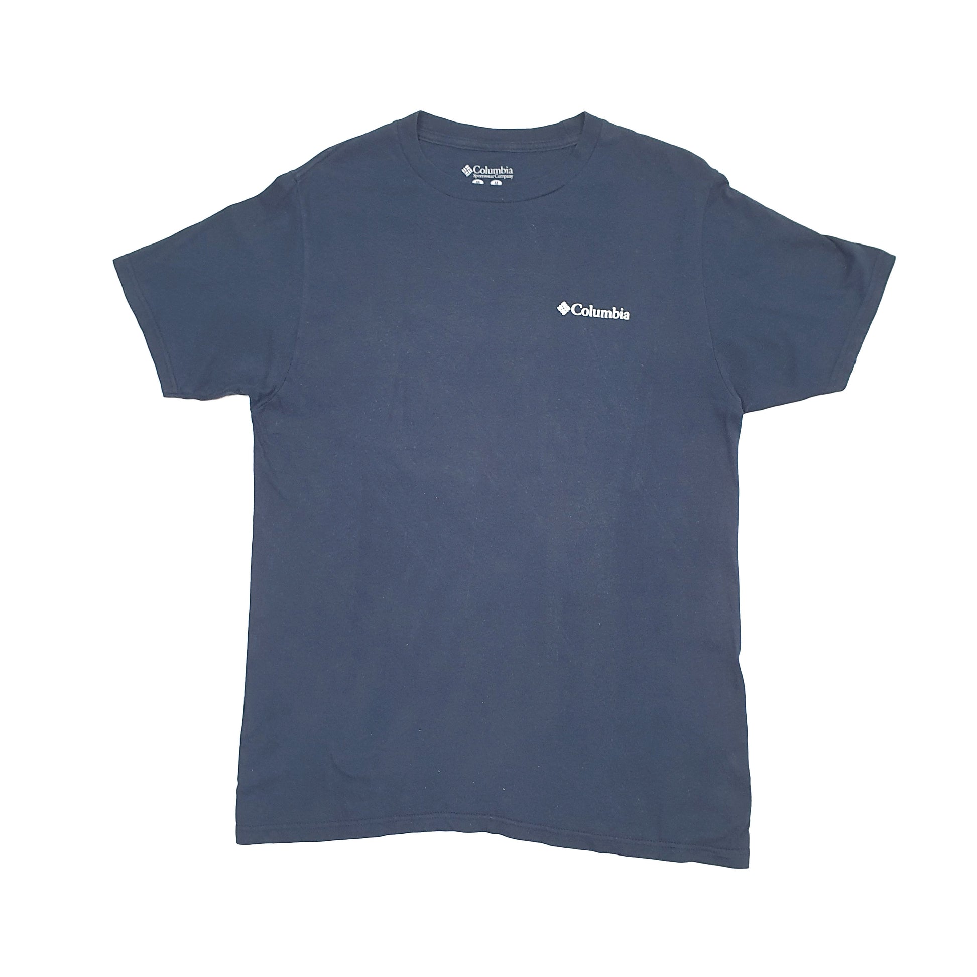 Mens Navy Columbia Sportswear  Short Sleeve T Shirt