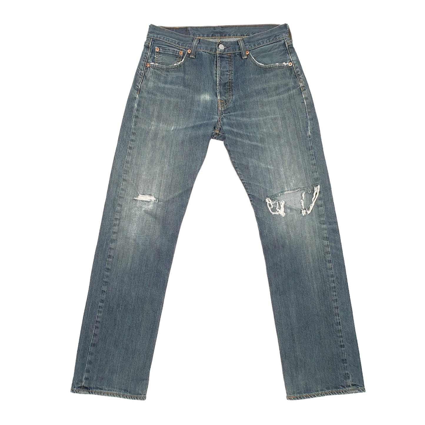 Levis 501 Regular Fit Jeans W30 L29 Blue