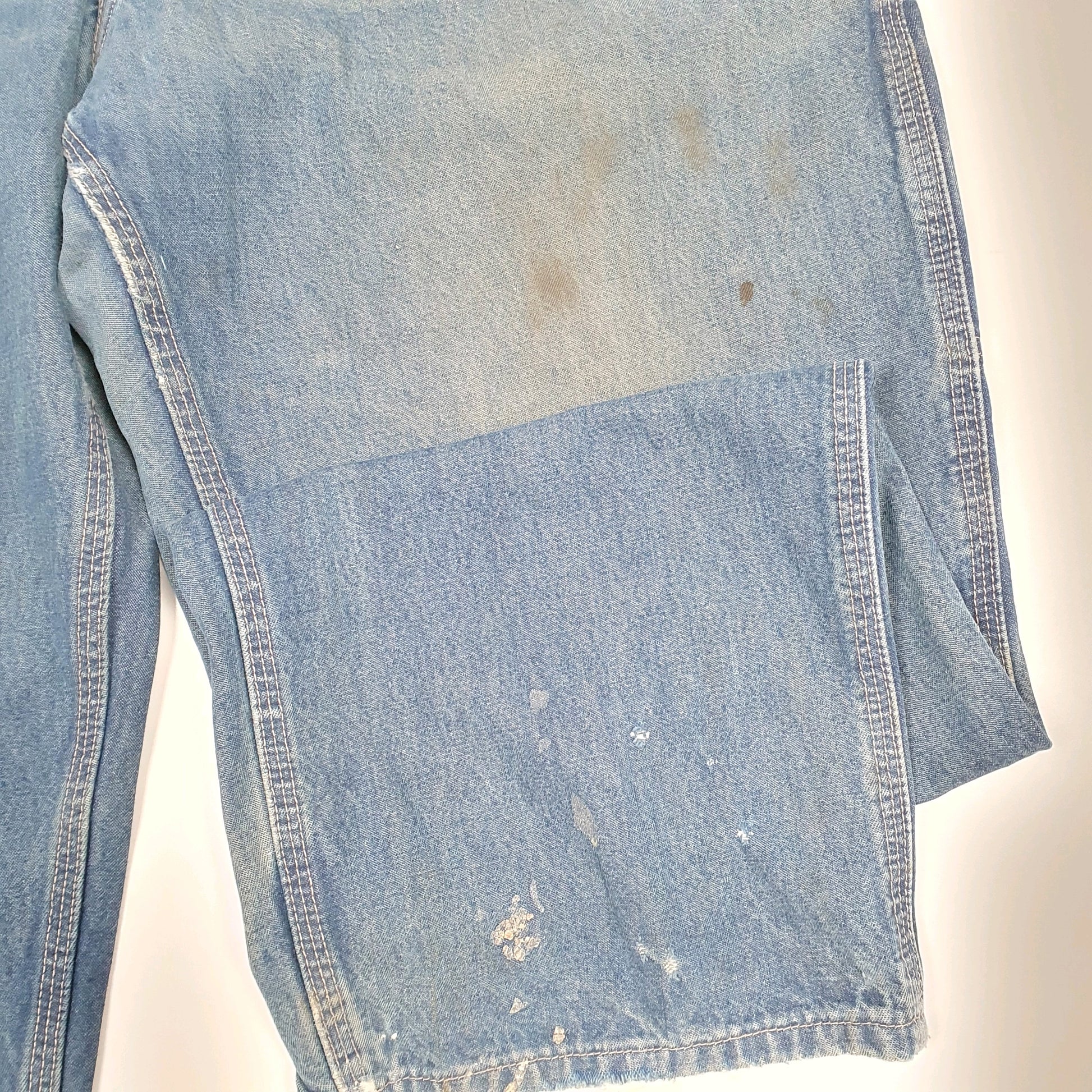 Carhartt Casual Loose Fit Carpenter Jeans W38 L32 Blue